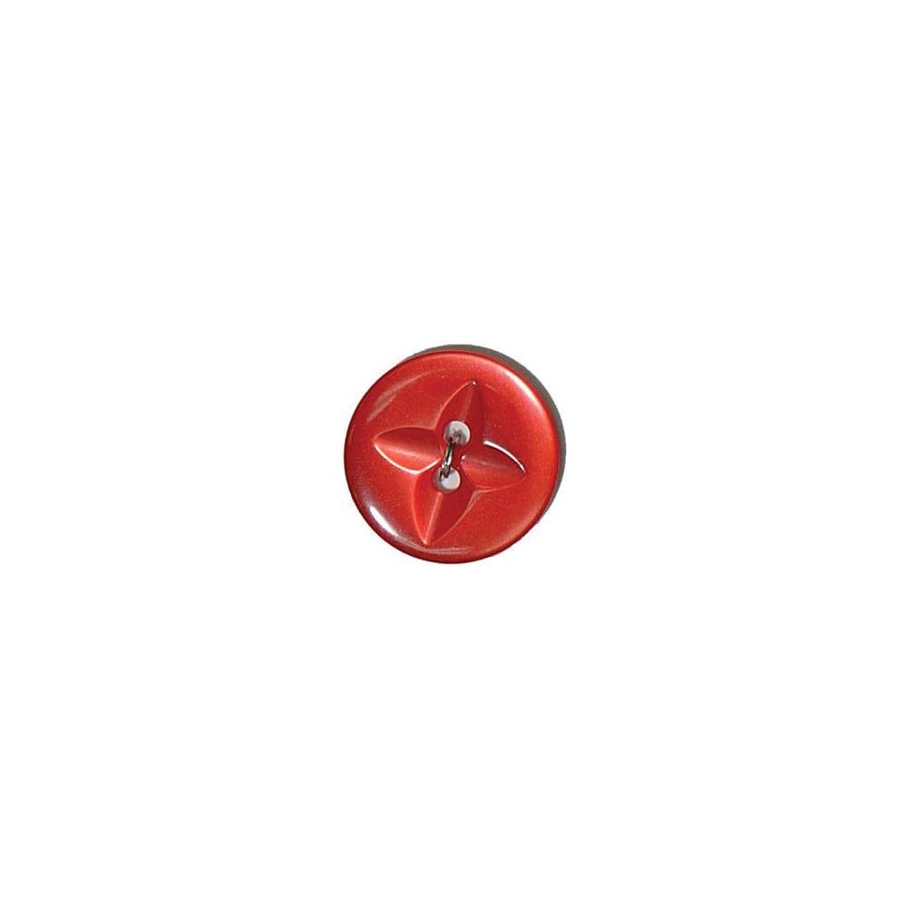 Slimline Buttons Red 2 Hole S46  3/4"/19 mm